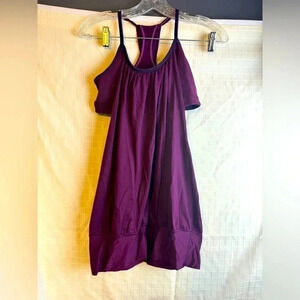 Lululemon Womens Purple No Limits Tank Top Sports Bra  Size 4